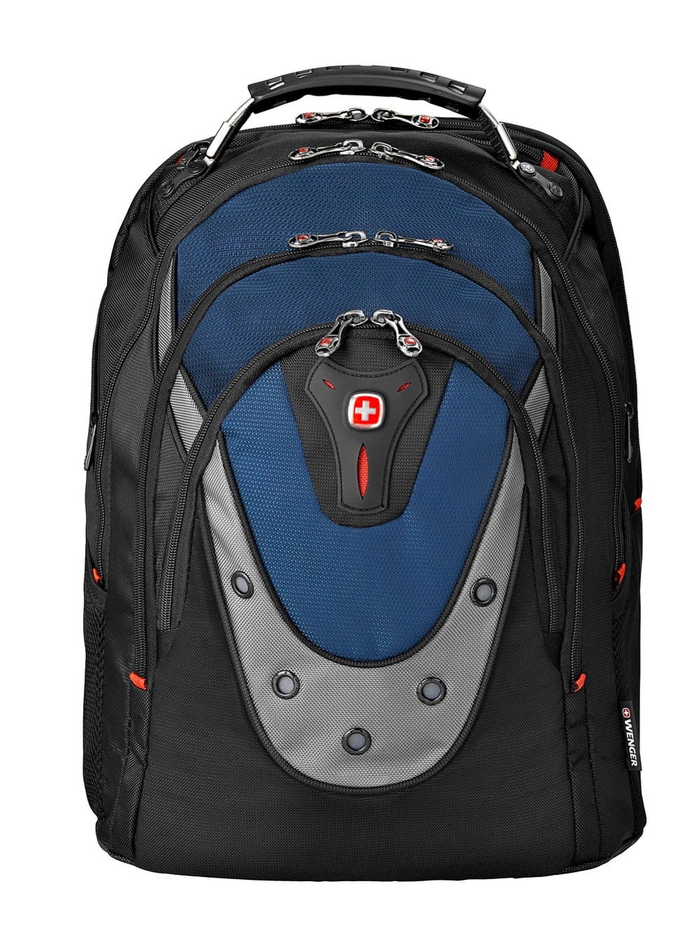 Wenger® Ibex Laptop Backpack, Black/Blue